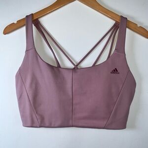 Adidas Women's Dusty Pink Sports Bra